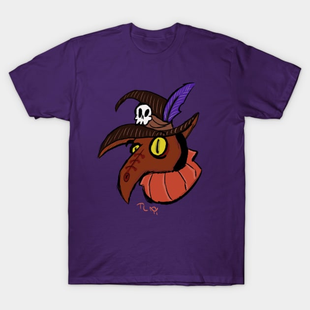 Alchemist Plague Doctor T-Shirt by BowlerHatProductions